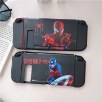 คอนโซลเกมการ์ตูนมาร์เวลสไปเดอร์แมนเคสนิ่มสำหรับ Nintendo Switch Protector Cover เคสป้องกันซิลิโคน NS อุปกรณ์เสริม