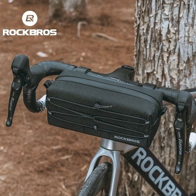 【hot】﹍♛  ROCKBROS Front Large Capacity Storage MTB Road Cycling Handlebar Multifunction Basket Accessories