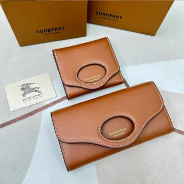 Shop Leather Wallet Burberry with great discounts and prices online - Oct  2023