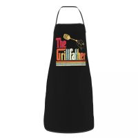 The Grillfather Funny BBQ Grill Aprons for Men Women Father Barbecue Gift Adult Kitchen Chef Bib Tablier Cuisine Cooking Baking