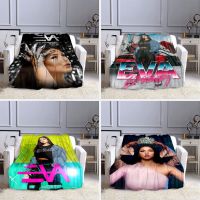 Fashion EVA queen blanket, beauty art pattern, 3D printing blanket, Flannel, portable family travel blanket, office blanket