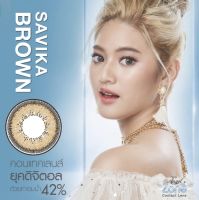 คอนแทคเลนส์ Angelzone รุ่น Savika brown คอนแทคเลนส์แบรนด์ Angelzone Contactlens คอนแทคเลนส์ angelzone