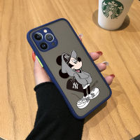 เคสสำหรับ Apple โทรศัพท์ iPhone 15 Plus 15 Pro สูงสุด15 15 Pro มิกกี้เมาส์การ์ตูนน่ารักแฟชั่นมีน้ำค้างแข็งโปร่งใสเคสโทรศัพท์มือถือคลุมทั้งหมดกันกระแทกกล้องป้องกันโทรศัพท์