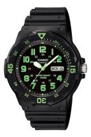 Casio Standard นาฬิกาข้อมือผู้ชาย สายเรซิน รุ่น MRW-200H,MRW-200H-3B (CMG) - สีดำ