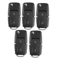 XKB508EN Wire Universal Remote Key 2 Button Fob for VW B5 Style for Xhorse VVDI Key Tool 5Pcs/Lot