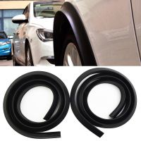 【DT】2x 1.5m Black Auto Wheel Eyebrow Arch Trim Lips Strip Fender Extension Moulding Flares Trim Strip Edge Auto Accessories  hot