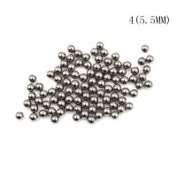 [JINXING] 100pcs BICYCLE REPLACEMENT Silver TONE STEEL BEARING Ball 4/4 5/5/5 5mm DIA