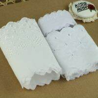 [HOT!] 10 yards/lot 2 12 cm white cotton embroidered lace handmade apparel accessories DIY lace