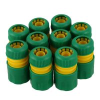 ↂ 10Pcs 1/2 inch Hose Garden Tap Water Hose Pipe Connector Quick Connect Adapter Fitting Watering