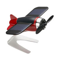 Car Air Freshener Solar Airplane Model Center Console Decoration Auto Fragrance Air Fresheners