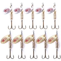 [hot]10Pcs for Crankbait Fishing 6.7cm Sequins Spoon Bait Pike Spinner Baits Trout 7g Rotating Spoon Bass Perch Fishing Metal Lure