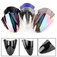 Motorcycle Windshield Windscreen Double Bule For Kawasaki Ninja ZX6R 2005 2006 2007 2008 &amp; ZX636 2005-2006