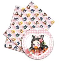 Demon Slayer DIY handmade fabric for sewing patchwork quilting baby dress home sheet