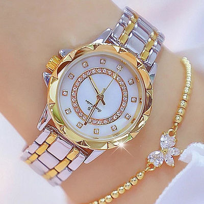 Diamond Women Watch Luxury Brand 2021 Rhinestone Elegant Ladies Watches Rose Gold Clock Wrist Watches For Women relogio feminino