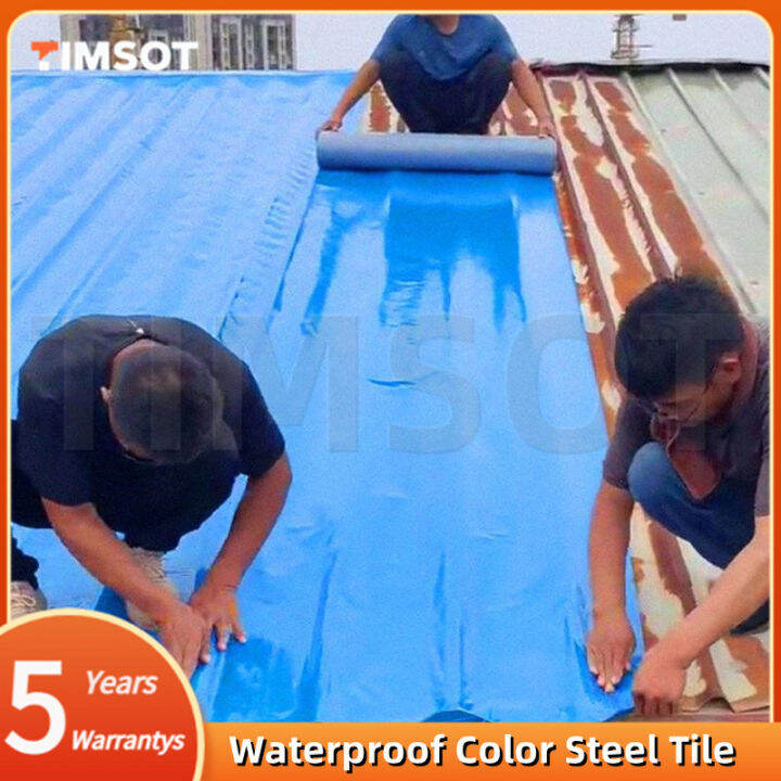 (Warranty)TIMSOT Color Steel Tile Waterproof Self-adhesive Membrane ...