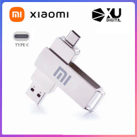 Xiaomi USB ดั้งเดิมคอมพิวเตอร์โทรศัพท์มือถือ2-In-1,คอมพิวเตอร์ดิสก์จัดเก็บข้อมูลอเนกประสงค์ชนิด C ความเร็วสูง USB3.2 2GB 64GB 256GB 512GB 1 2 TB