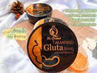 สครับกลูต้ามะขาม Gluta Scrub The Queen กระปุก350กรัม.