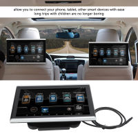 10.1 นิ้วรถ Headrest Mount Monitor มัลติมีเดียหน้าจอสัมผัสเครื่องเล่นวิดีโอด้านหลังที่นั่งระบบความบันเทิงสำหรับ Android 9.0