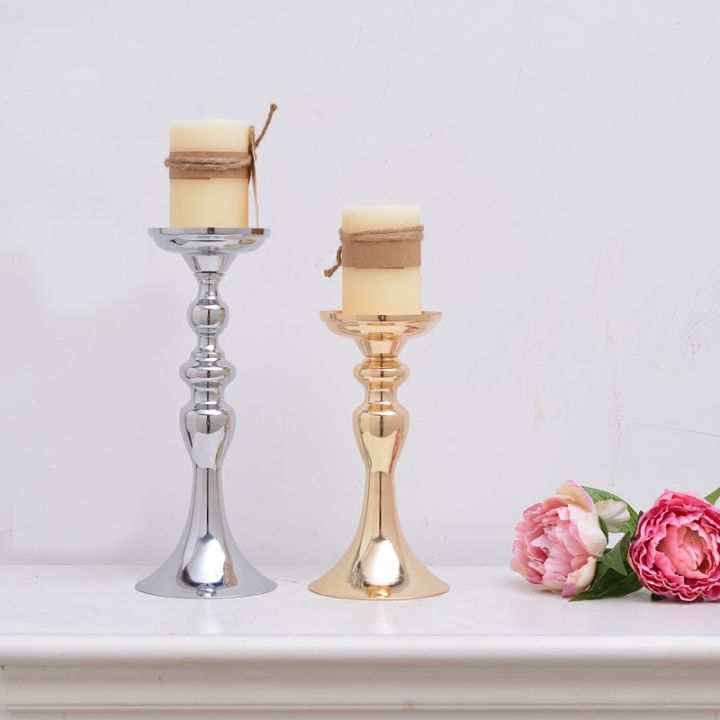 goldsilver-metal-candle-holder-21cm8-stand-flowers-vase-candlestick-as-road-lead-candelabra-centre-pieces-wedding-decoration