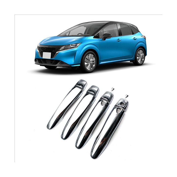 car-door-handle-cover-trim-protector-handle-decoration-cover-chrome-for-nissan-note-e13-2021-2022