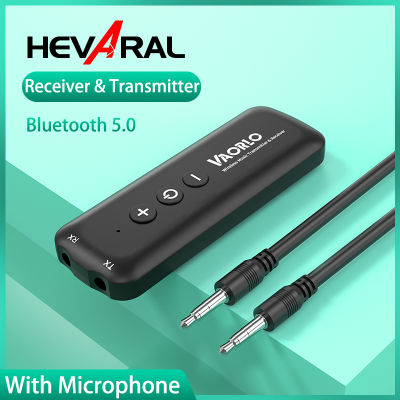 ZF-360B Wireless Audio Transmitter Receiver 2 In 1 With Microphone For Headphones Speaker Stereo Music Bluetooth 5.0 Adapter