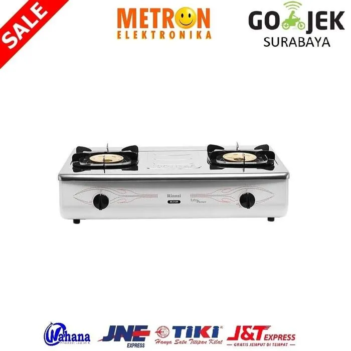 Rinnai Ri 712t Kompor Gas 2 Tungku Gas Cooker Ri712t Lazada Indonesia