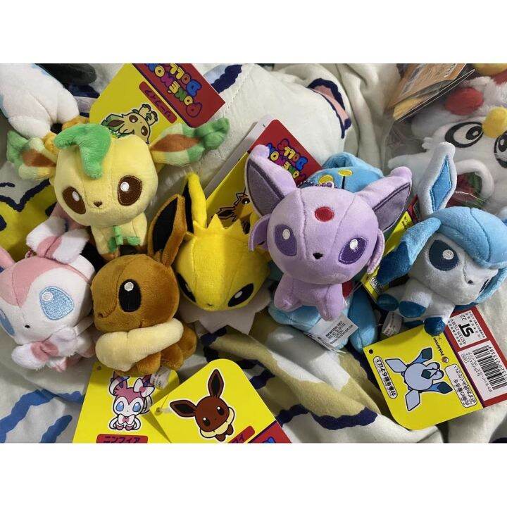 20cm New Eevee Evolution Pokemon Plush Toy Flareon Vaporeon Jolteon Espeon  Umbreon Glaceon Leafeon Sylveon Stuffed Doll Kid Gift