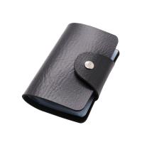 Fashion Credit Card Holder Men Women Travel Cards Wallet PU Leather Buckle Business ID Card Holders