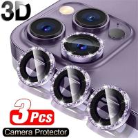 Glitter powder Camera Lens Protector For iPhone 14 Pro Max 13 12 Mini Metal Lens Film For iPhone 14 13 12 11 Pro Back Lens Cap  Screen Protectors