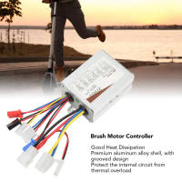 Brush Motor Speed ​​Controller 350W Stable Sensitive Control Multi Protections Electric Bike Scooter Controller 36V