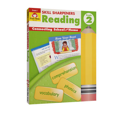 Second grade reading skills skill sharpeners reading grade 2 California teaching assistant English original series primary school students English learning extracurricular family exercise book Evan Moore