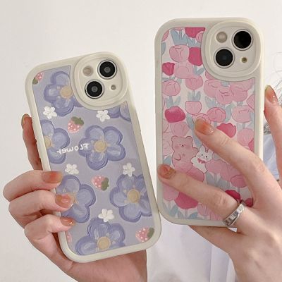 SoCouple Flower Phone Case For Redmi Note 11 10 8 9 7 12 Pro 9A 9C 9T Xiaomi 11T Lite Poco x3 m3 Skin Pattern Soft TPU Cover