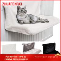 ZHUAFENGXI เครื่องทำความร้อนเตียงแมวเตียงแขวนที่นอนแมวอบอุ่นอุปกรณ์สัตว์เลี้ยงกรอบเหล็กถอดได้เปลญวนสัตว์เลี้ยง