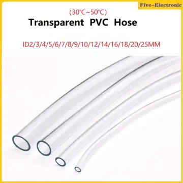 Tuyau PVC 12/16 mm - Transparent 3 m