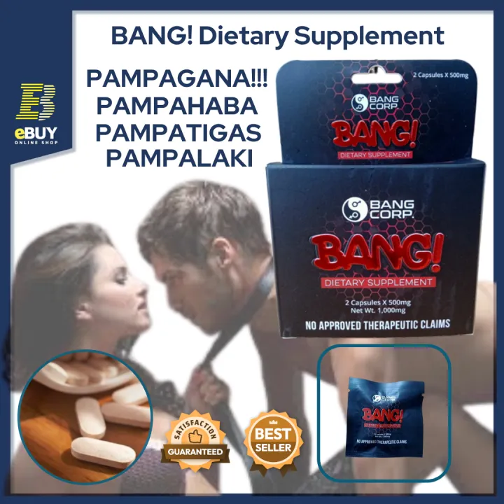 1Pack 2Capsule BANG! Dietary Food Supplement (2 Capsules 500mg) for