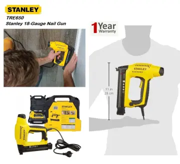 Stanley Staple/Nail Gun, Electric, Heavy Duty, 18 Guage, Shop