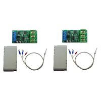 2X DC 8-25V PT100 Platinum Thermal Resistance to Temperature Converter RS485 Modbus RTU RTD Sensor Module Kit PTA9B01