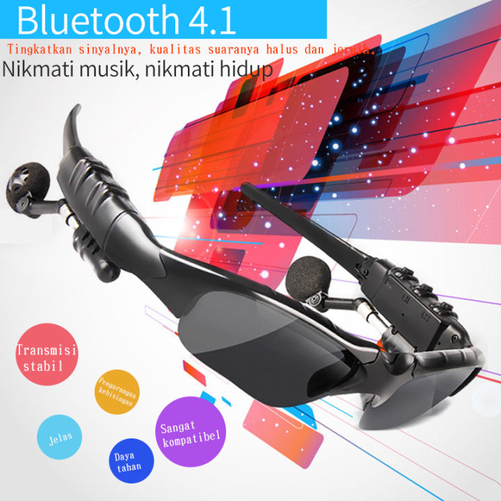 แว่นอัจฉริยะ-มีไมค์-mp3-player-พร้อมบลูทูธ-smart-glasses-bluetooth4-1-แว่นตาบลูทู-ธ-หูฟังบลูทูธไร้สาย-รับสาย-วางสาย-กันน้ำ-free-tws-i7s-wireless-bluetooth-headset