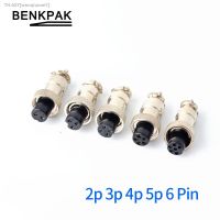 ✲ 1 set GX12 2p 3p 4p 5p 6 Pin Male Female 12mm Circular Aviation Socket Plug Wire Panel Connector