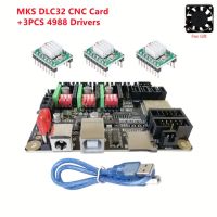 Grbl บอร์ดคอนโทรลแผ่นป้องกัน Cnc Mks แผ่นอัปเกรด3018หน้าจอสัมผัส Ts24 V2.1 Dlc32สำหรับและเครื่องตัดแกะสลักขนาดเล็ก