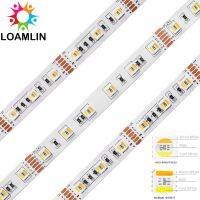 5m 5050 SMD RGBCCT 5 IN 1 LED Strip Light 60/96Leds/m RGB CW/WW RGBWC Color Temperature High Brightness Lamp Tape DC12V/24V