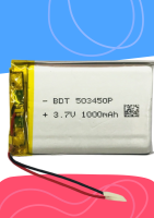 แบต Li-Po 1000MAH 503450P 3.7V แบตเตอรี่ลิเธียมโพลิเมอร์ สำหรับ MP4 บลูทูธจีพีเอส #แบตมือถือ  #แบตโทรศัพท์  #แบต  #แบตเตอรี  #แบตเตอรี่