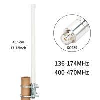 ABBREE BL-01 Dual Band VHF UHF Antenna 144/430Mhz Ham Radio Fiberglass Antenna For Amateur Car Mobile Radio Walkie Talkie