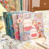 Cute Square Notebook Checkered inner Pages Secret Forest Series Beautiful Soft Leather Diary Student Notepad Book Note Books Pads