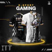 เสื้อยืดกีฬา สายเกมส์เมอร์ E-SPORT ลาย ARATHON