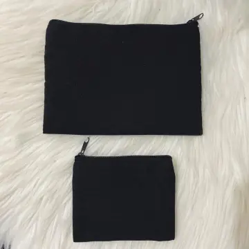 Shop Black Canvas Coin Purse online Lazada .ph