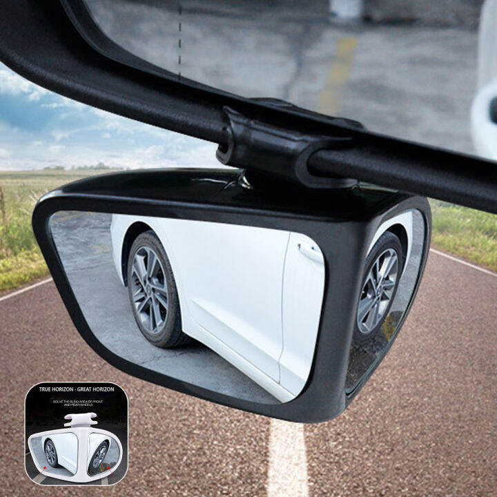 2pcs 360 Degree Rotatable Blind Spot Mirror for Car side mirror Convex