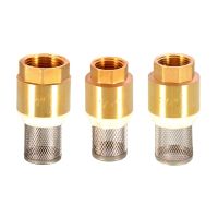 [HOT] Pipeline Ball Valve Replacement 1/2 quot; 3/4 quot; 1 quot; BSPP Female Threaded Brass Check Valve With Steel Strainer Easy to Install