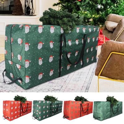 Large Christmas Tree Storage Bag Durable Waterproof 210D Oxford Fabric With 4 Handles Tree Storage Bags Transport Fits Up Fishing Reels
