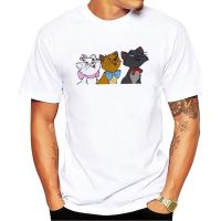 Aristocats เสื้อทีเชิ้ตแขนแขนสั้นคอกลมคุณภาพสูงผู้ชาย,เสื้อกีฬาฟิตเนสและผลิตภัณฑ์ที่สร้างสรรค์ขนาดใหญ่พิเศษ